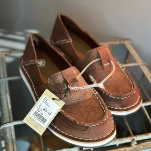 Ariat Leather Cruise Slip-On Brown Shoes