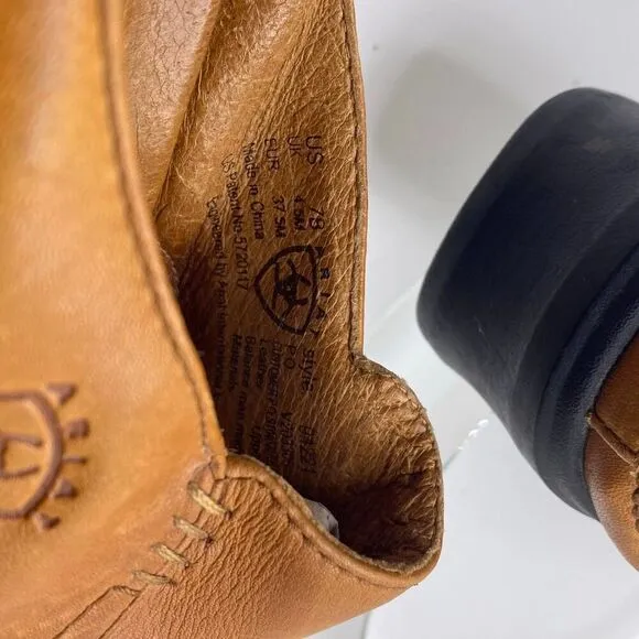 Ariat Tan Clogs Size 7 Leather Style 94221