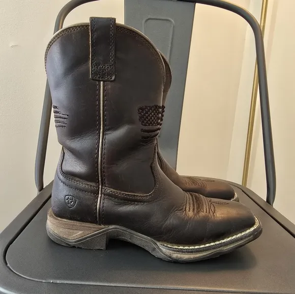 Ariat Wiggle Room Big Kids Unisex Circuit Anthem Western Boots Size 1