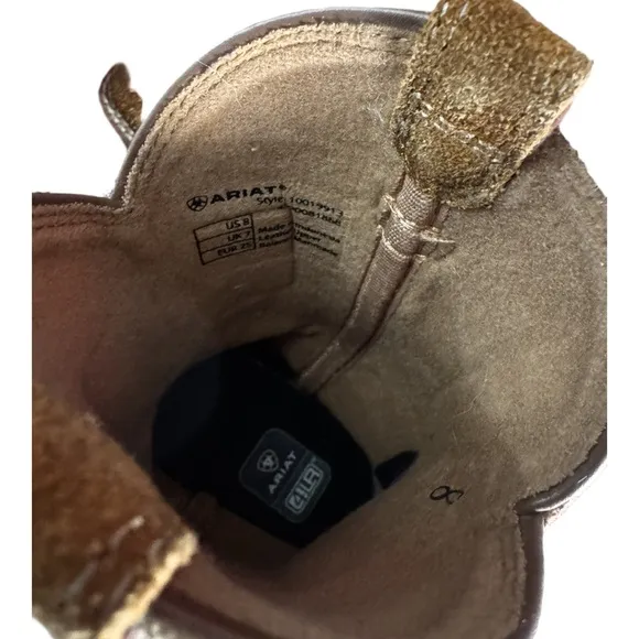 ARIAT YOUTH PATRIOT LEATHER WESTERN BOOTS