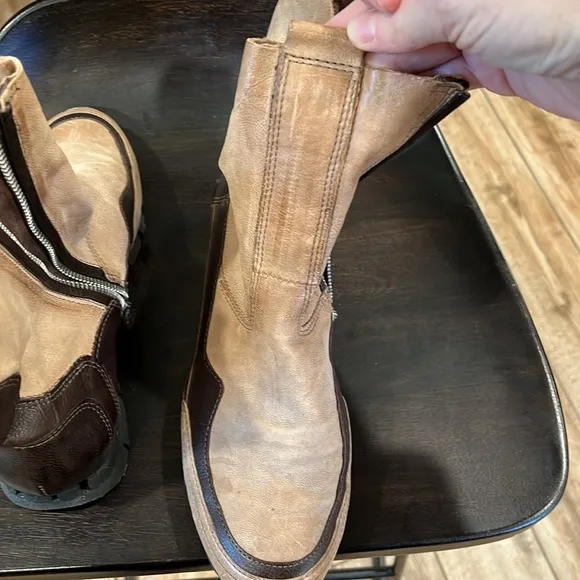 AS98 zip up boots