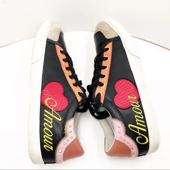 {Ash} Mambo Embellished Leather Sneakers