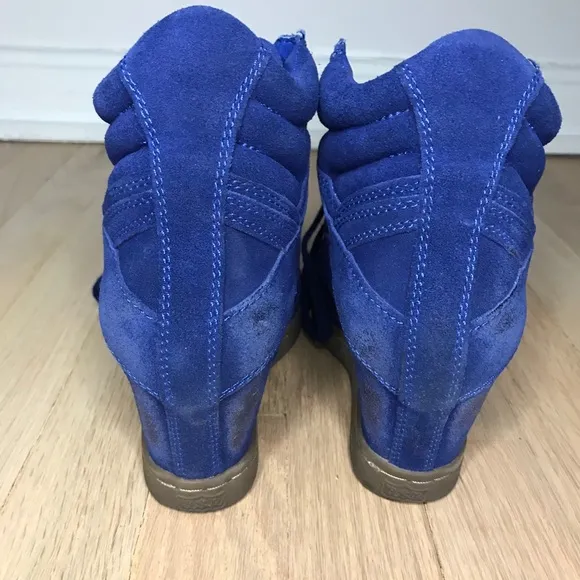 ASH| Suede Wedge Sneakers