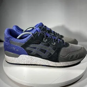 ASICS Gel Lyte 3 Mens Shoes Fashion Sneakers Size 12 High Voltage Black Purple
