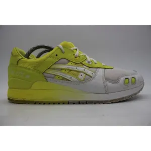 Asics GEL-Lyte III Men's Size 9.5 Casual Shoes White/Yellow 1191A224 100