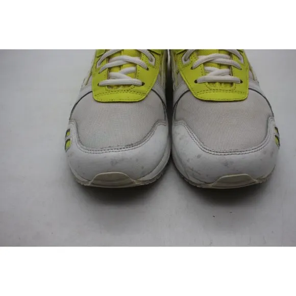 Asics GEL-Lyte III Men's Size 9.5 Casual Shoes White/Yellow 1191A224 100