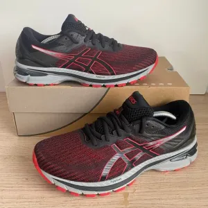Asics GT 2000 9 ‘Black Classic Red’ Men Running Shoes- SZ 8