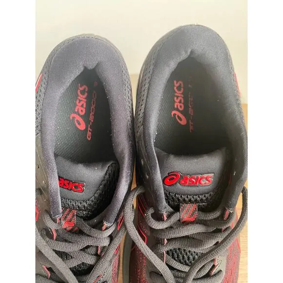 Asics GT 2000 9 ‘Black Classic Red’ Men Running Shoes- SZ 8