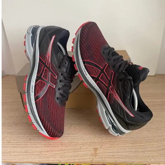 Asics GT 2000 9 ‘Black Classic Red’ Men Running Shoes- SZ 8