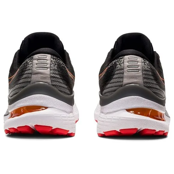 ASICS MEN'S GEL-KAYANO 28 RUNNING SHOES, 9, SHEET ROCK/ORANGE POP