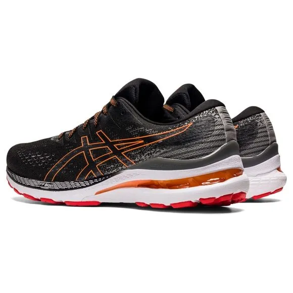 ASICS MEN'S GEL-KAYANO 28 RUNNING SHOES, 9, SHEET ROCK/ORANGE POP