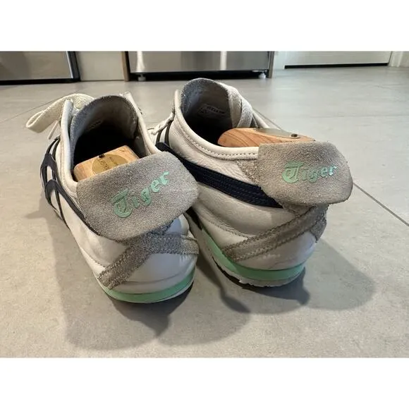 ASICS Onitsuka Tiger Mexico 66 Cream Peacoat Lime Shoes Men’s Size 11‎ 1183A359