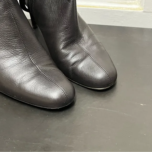 Authentic Gucci Brown Leather Women Boot Size 36 C