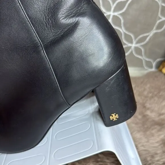 (B6) Tory Burch Women's Brooke Leather Bootiessize 10M