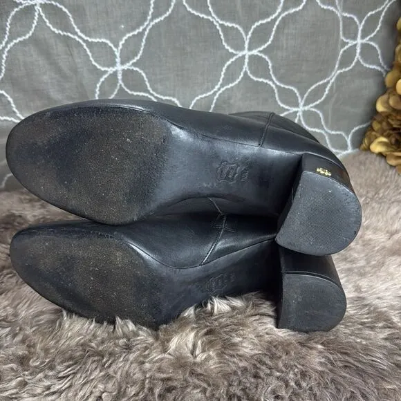 (B6) Tory Burch Women's Brooke Leather Bootiessize 10M
