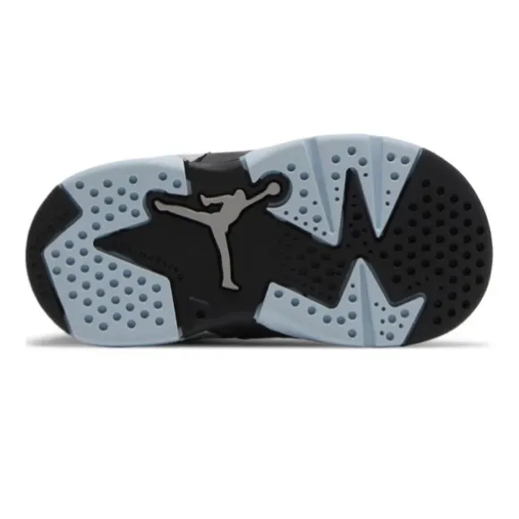 Baby/ Toddler,Air Jordan 6 Retro( TD ) Black/ Metallic Silver- Black Size 3C