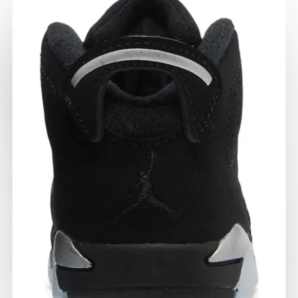 Baby/ Toddler,Air Jordan 6 Retro( TD ) Black/ Metallic Silver- Black Size 3C