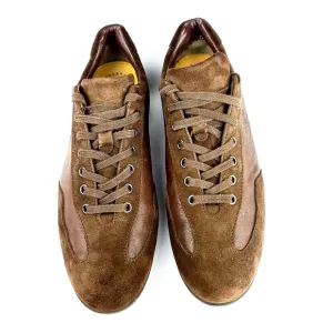 Bally Brown Leather Sneakers