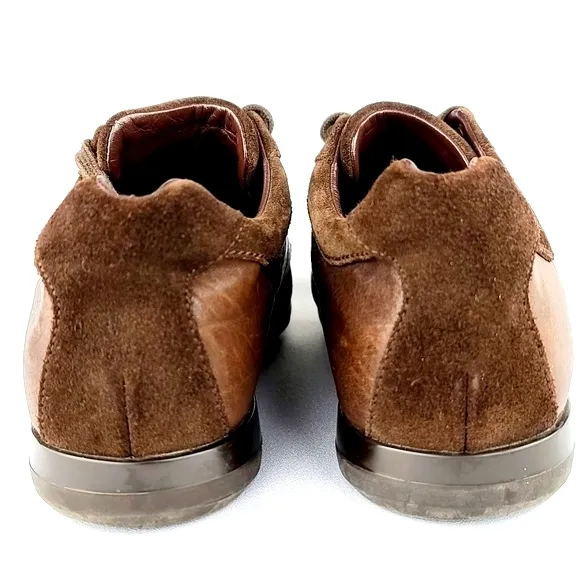 Bally Brown Leather Sneakers