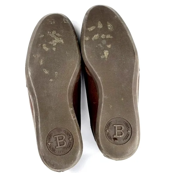 Bally Brown Leather Sneakers