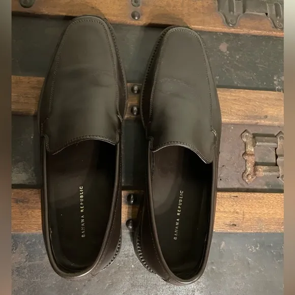Banana Republic Vero Cuoio genuine leather loafer made in Italy shoes size 9 D