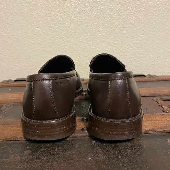 Banana Republic Vero Cuoio genuine leather loafer made in Italy shoes size 9 D
