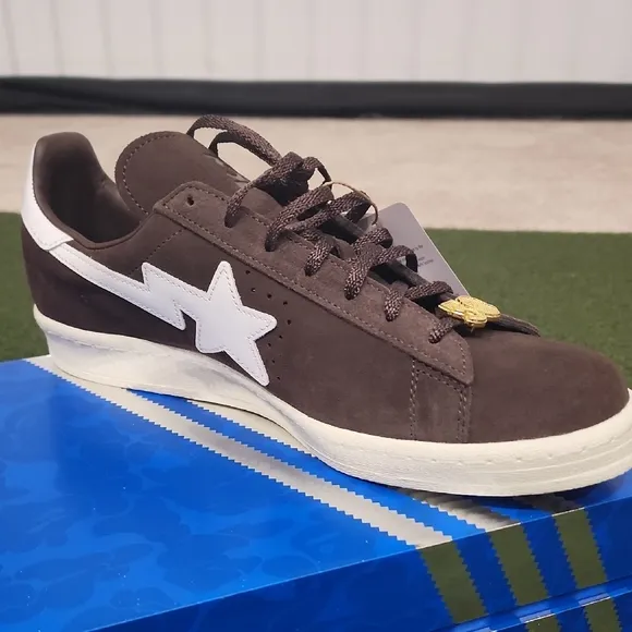 Bape - Adidas Campus 80s Bape Brown Sneakers