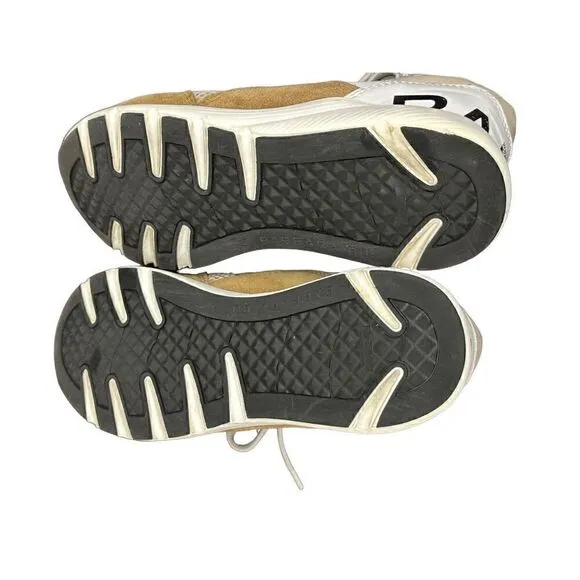 Barbara Bui Suede ColorblockPattern Sneakers - Neutrals...