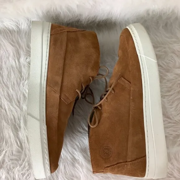Barbour Mason Brown Sand Suede Mens Lace Up Chukka Boot Sneaker