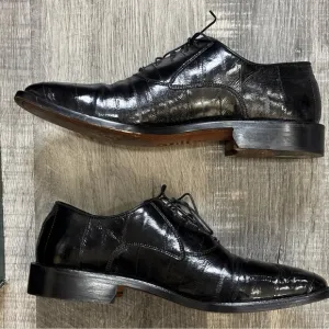 Barcelino Men’s Eel Skin Oxfords w/ Lace-Up closure, EUC