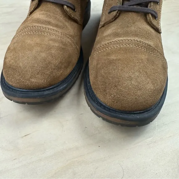 Bass Brown Suede Lace-Up Boots