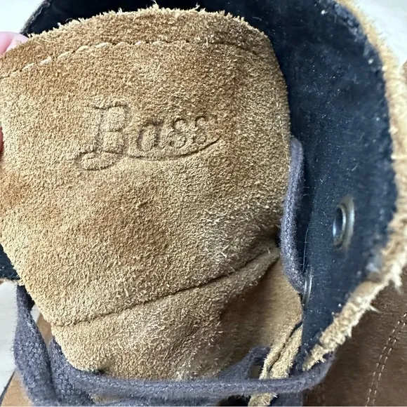 Bass Brown Suede Lace-Up Boots
