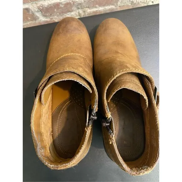 BØC Born Concept Brown Leather Bootie Women’s Size 8/39
