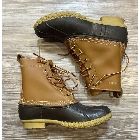 Bean Boots by L.L. Bean Brown Duck Boots LL Bean Maine Hunting Boot - Womens 7M