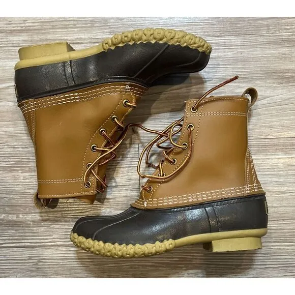 Bean Boots by L.L. Bean Brown Duck Boots LL Bean Maine Hunting Boot - Womens 7M