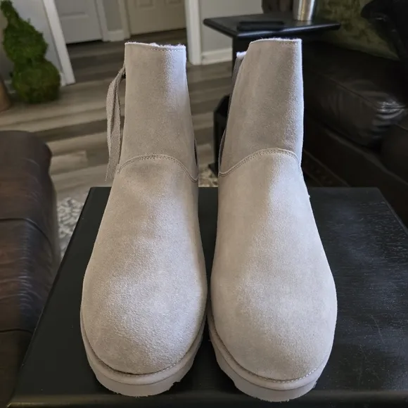 BEARPAW Megan ll Size 10 Grey Fog
