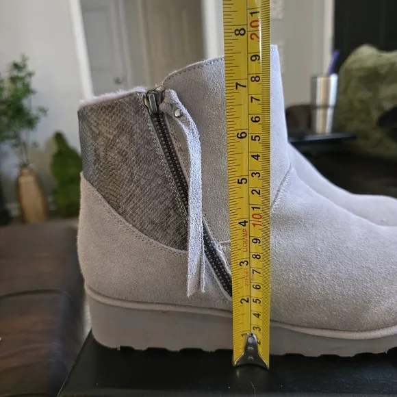 BEARPAW Megan ll Size 10 Grey Fog