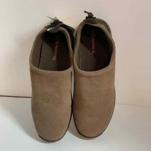 Bearpaw Men's NeverWet Slip-On Shoes Cow Suede Upper Mesh Lining Brown‎ Size 10
