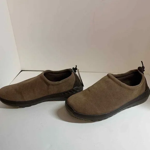 Bearpaw Men's NeverWet Slip-On Shoes Cow Suede Upper Mesh Lining Brown‎ Size 10