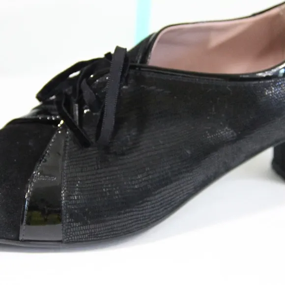 Beautifeel Shoes Eu 39 Oxford Pumps Women vintage style Heel Black