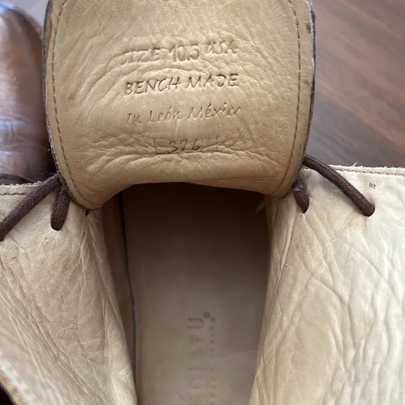 Bed Stu Chukka boot Brown Leather 10.5 USA