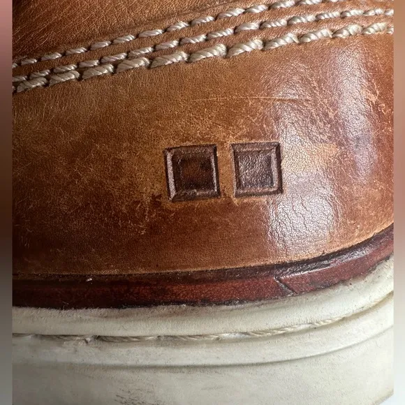 Bed Stu Genuine Leather Organic Vegetable Tanned Lace Up Kingly Shoes