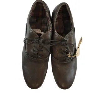 Bed Stu Men Cosburn Oxford Shoe Loafer Brown 12 Low Top Genuine Leather Lace Up
