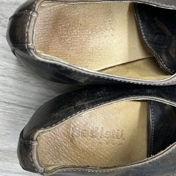 BED|STU Distressed Leather Oxford Shoes