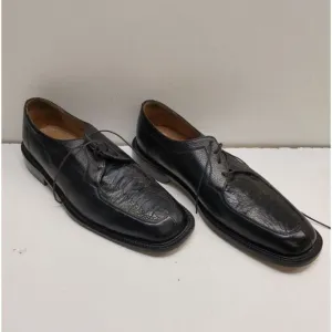Belvedere Florence Genuine Leather Crocodile Black Oxford Men's 9.5M Dress Shoes