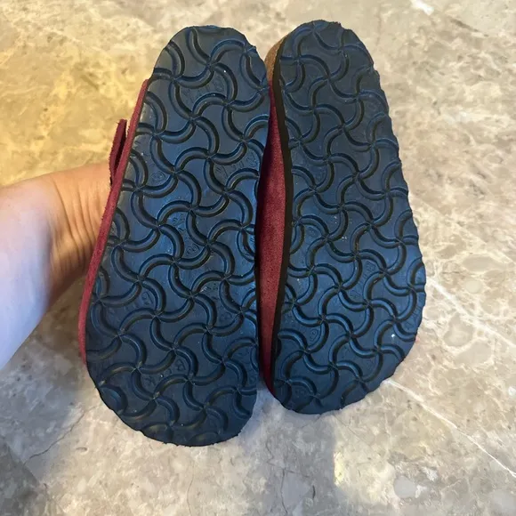 Birkenstock Boston Kids Suede Slip-On Shoes  size 30