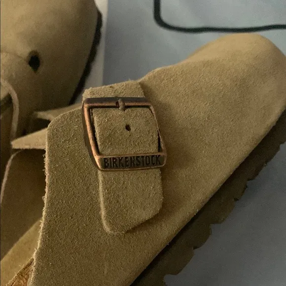 Birkenstock Boston 😘Taupe Mules😘 Comfortable Classic Design Narrow