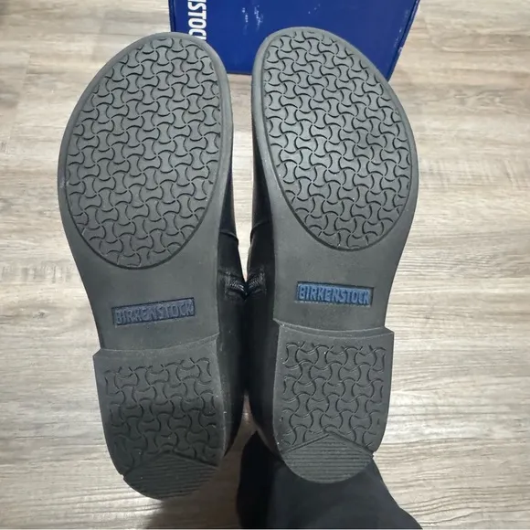 Birkenstock Collins Black Leather Boots