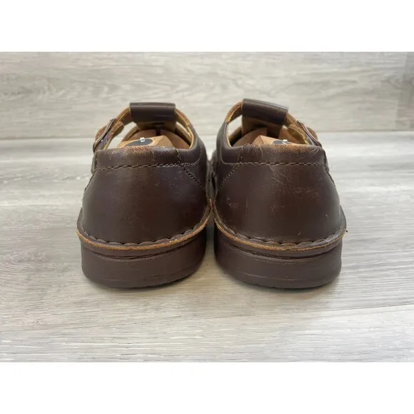 Birkenstock Madeira Sandal Fisherman Slingback Leather US 9  Brown