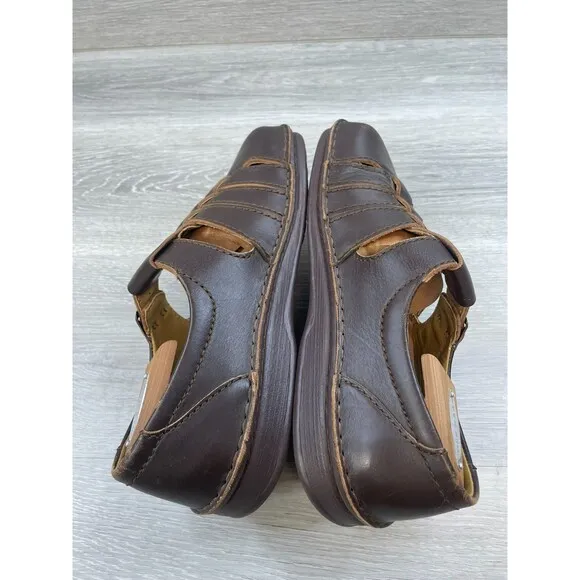 Birkenstock Madeira Sandal Fisherman Slingback Leather US 9  Brown